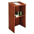 Global Industrial Stand-Up Lectern, Mahogany, 23W X 15-3/4D X 45-7/8H 248631MH